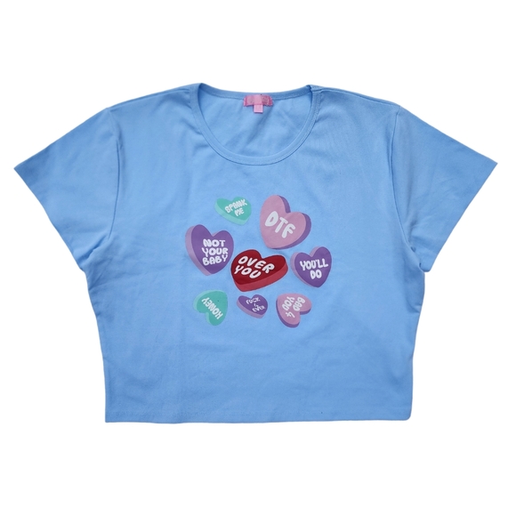 Dolls Kill Sugar Thrillz Candy Heart Tee - Picture 1 of 3